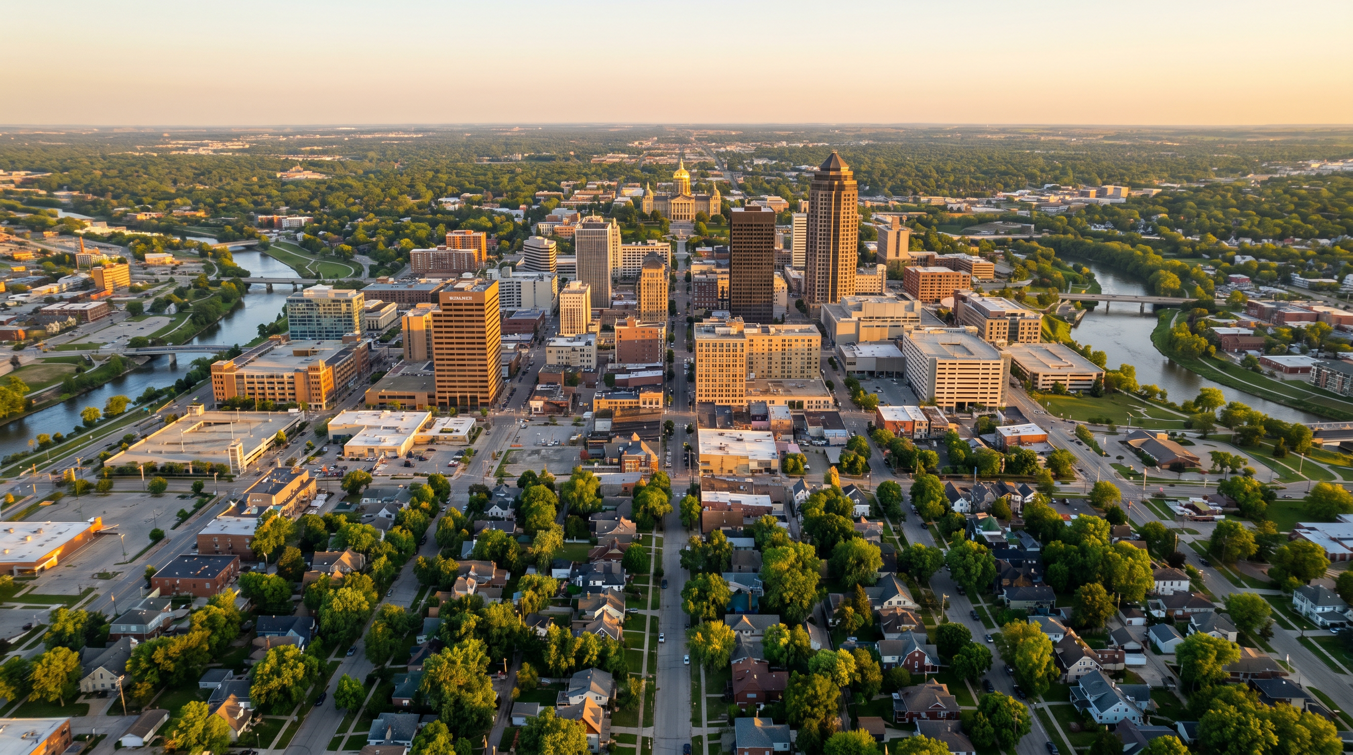 Des Moines skyline
